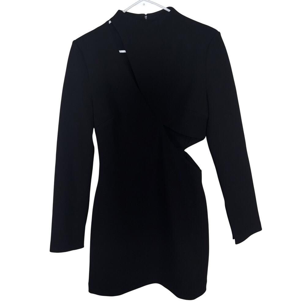 NWT Misha Pippa Crepe Mini Dress in Black Size Small